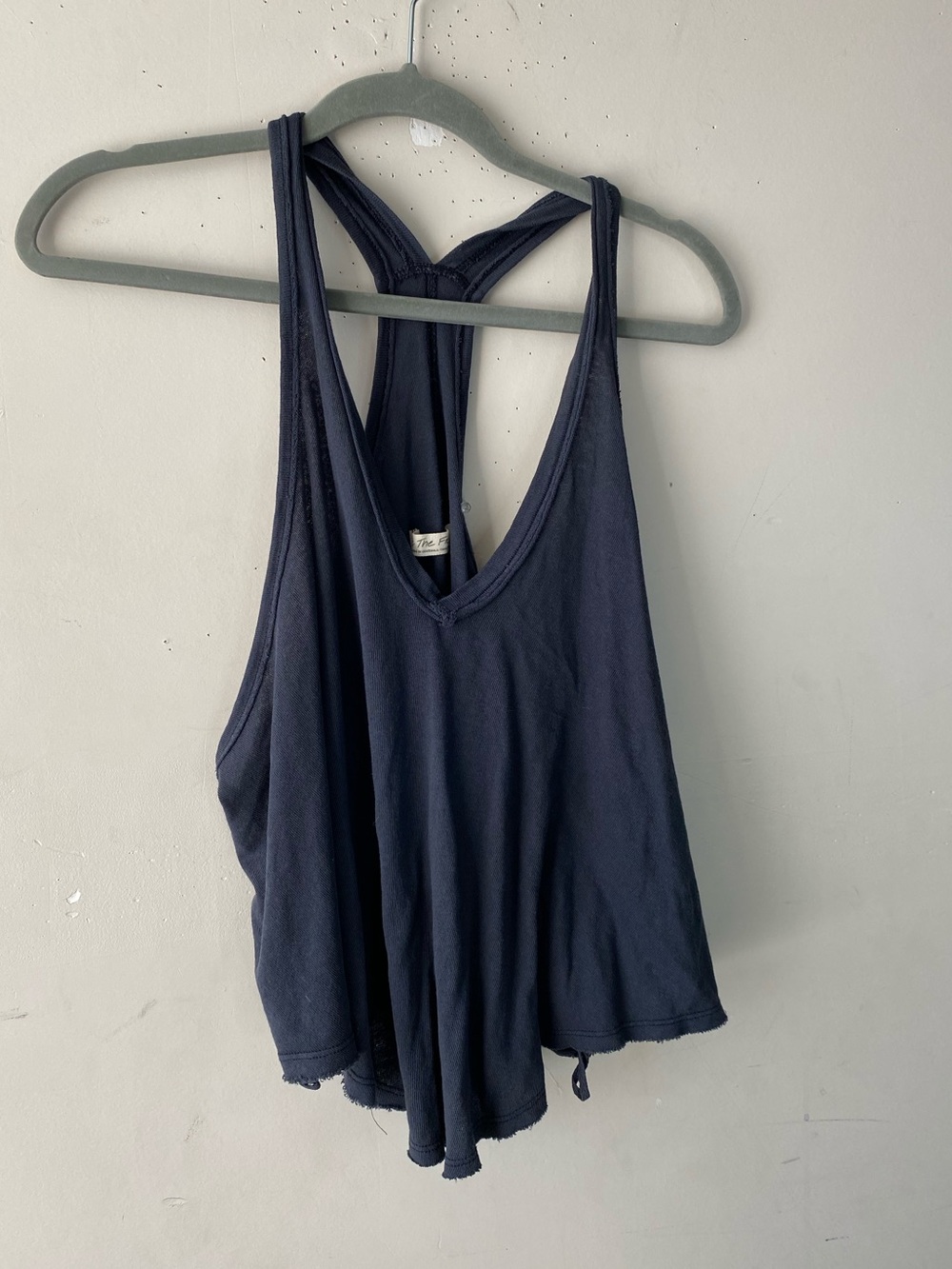 Free People x We The Free Karri Swing Tank Top in Washed Black Size Small - Picture 2 of 13